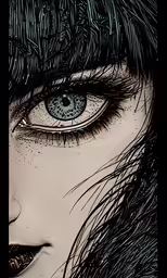 the image of an eye and its surrounding is not being shown