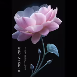 a flower with the words pray to our god