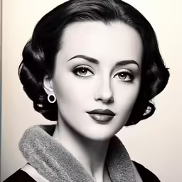 the image of the woman in the suit is very beautiful