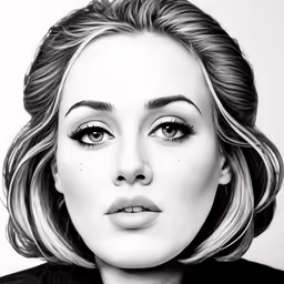 an image of a woman with her head tilted to the side