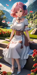 a person is wearing an anime outfit and posing