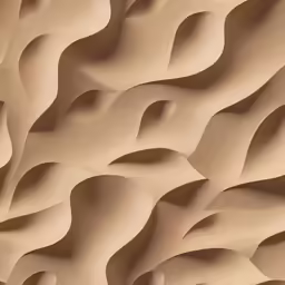 some very pretty sand designs that is on the wall