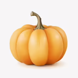 a pumpkin, which looks like it has been peeled