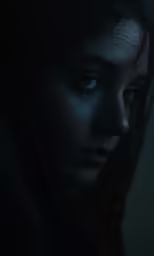 an image of a woman staring at the camera