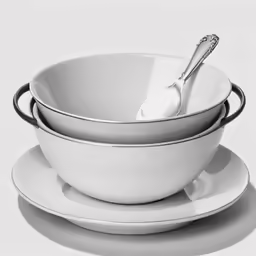 the three dishes are ready to be eaten