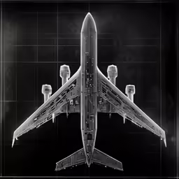 a diagram of the bottom part of an airplane