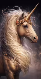 a very pretty horse with long manes