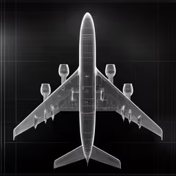 a drawing of a jet flying in the sky
