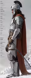 the helmeted knight features info for the characters