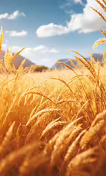 an image of there are yellow grasses that were in the grass