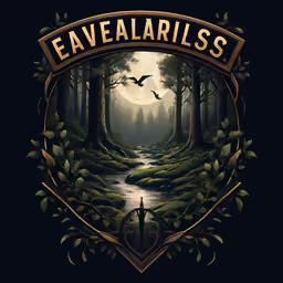 there is an image of a forest with birds