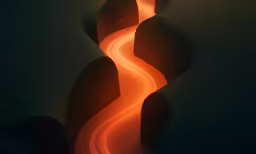 an abstract and unique looking design with curves