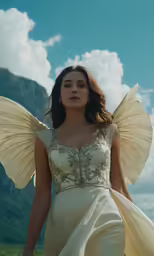 an image of a woman in a fairy dress
