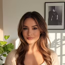 a woman that is standing in a room
