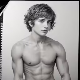 a young man poses for a picture in his underwear