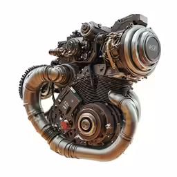 the engine in this car is very small