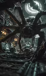 a video game scene with aliens and other characters