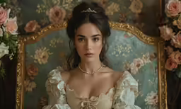 a woman in a dress is posing for a photo