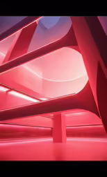 an empty plane cabin that has pink lights