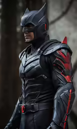 the man is dressed up in his costume