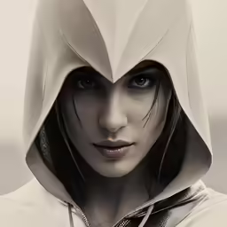 a young woman wearing a hoodie and looking at the camera