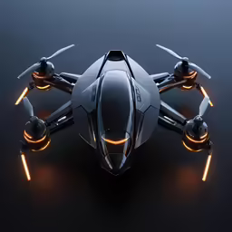 the large remote control plane has four propellers