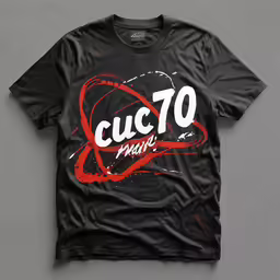 the t - shirt of luco music, which has been altered into a logo