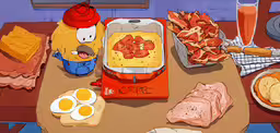 a table that has some food on it,a meal set up on a table ready to eat
