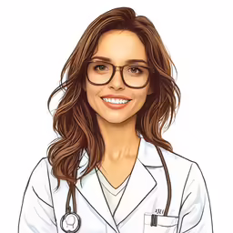 a woman nurse with a stethoscope in her hand
