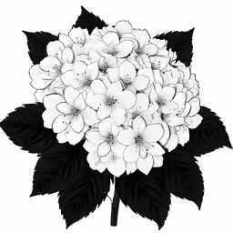 the flowers are all in a black and white photo