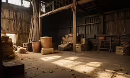 an old wooden cabin with wooden floors and walls