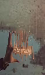 a hand is holding something up that reads ecoresce