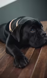 dog sitting in front of window and eyes closed while resting on wood