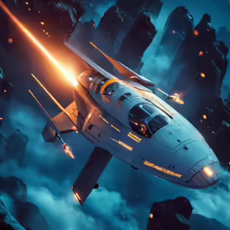 an old white aircraft is flying in the air