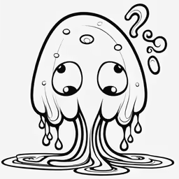 a large octopus with eyes and arms is being cleaned
