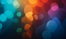 a colorful photo with an interesting background