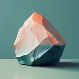 an object that looks like an iceberg is covered in water droplets