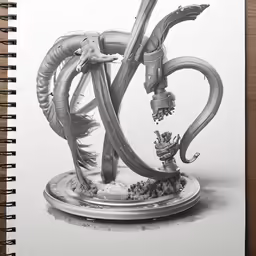 the spiral - up drawing is looking like it could have a handle on it