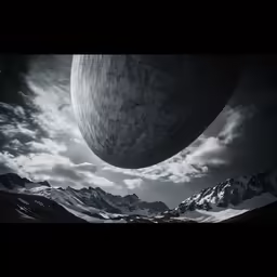 a very large object flying in the sky