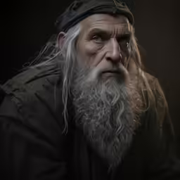 an older man with graying hair and beard
