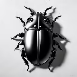 a scarp bug mounted on a wall with four arms