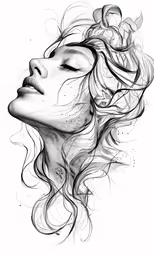 a woman is in the midst of blowing her hair