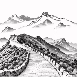 a picture of a great wall