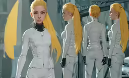 there is some very pretty woman dressed in white