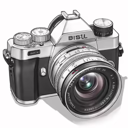 a digital camera with two zoom lens