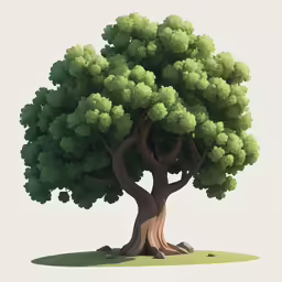a big leafy tree with many thin leaves