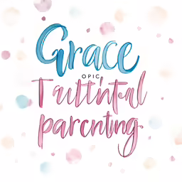 a colorful poster with the words grace on it