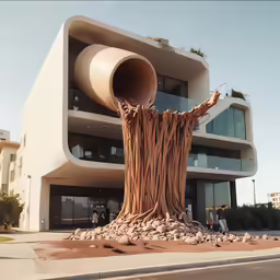 this is a tree that looks like an entire planter