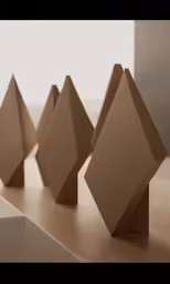 this is some kind of modern design made out of cardboard