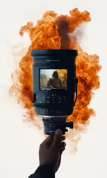 there is a person taking pictures on a camera